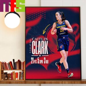 Indiana Fever Caitlin Clark 2024 WNBA Preseason Debut Wall Decor Poster Canvas Indiana Fever Caitlin Clark 2024 WNBA Preseason Debut Wall Decor Poster Canvas
