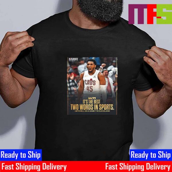 Its The Best Two Worlds in Sports Donovan Mitchell On A Game 7 Cleveland Cavaliers Essential T-Shirt