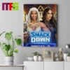 NIA JAX Advances WWE King And Queen Home Decor Poster Canvas