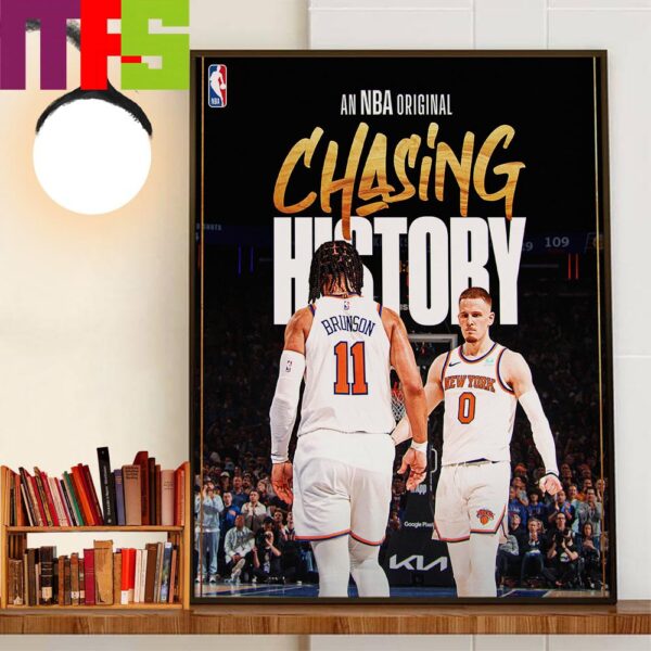 Jalen Brunson And Donte DiVincenzo An NBA Original Chasing History Home Decor Poster Canvas