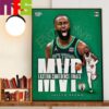 Jaylen Brown Wins The Larry Bird Trophy As The Eastern Conference Finals MVP Wall Art Decor Poster Canvas