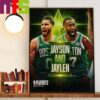 Jalen Brunson And Donte DiVincenzo An NBA Original Chasing History Home Decor Poster Canvas