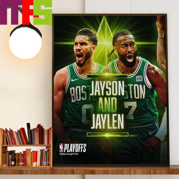 Journeys Of Jayson Tatum And Jaylen Brown To Becoming Star Wings For The Boston Celtics Home Decor Poster Canvas