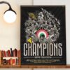 Juventus Are The Winners Coppa Italia 2023-2024 Home Decoration Poster Canvas