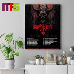 Kerry King the From Hell I Rise Tour The Atlantic To The UK And Europe Home Decor Poster Canvas