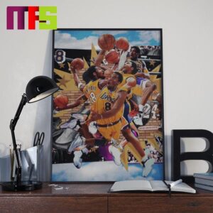 Kobe Bryant Los Angeles Lakers Dunk Home Decor Poster Canvas Kobe Bryant Los Angeles Lakers Dunk Home Decor Poster Canvas