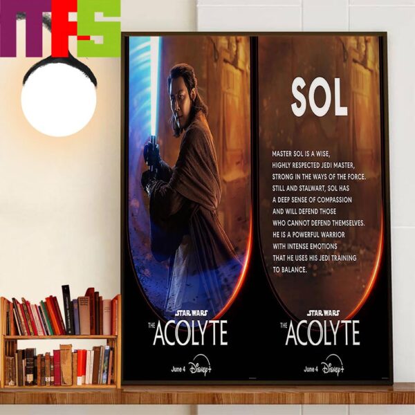 Lee Jung-jae As Sol In Star Wars The Acolyte Wall Art Decor Poster Canvas