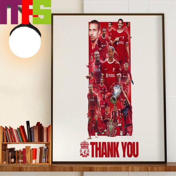 Liverpool FC Thank You Joel Matip For Everything Home Decorations Poster Canvas