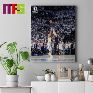Luka Doncic Stepback Three Point Game Winner Agaisnt DPOY Gobert To Get Game 2 For Mavericks NBA Playoffs 23-24 Home Decor Poster Canvas