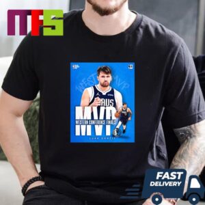 Luka Doncic Wins The Magic Johnson Trophy 2024 Western Conference Finals MVP Essential T-Shirt