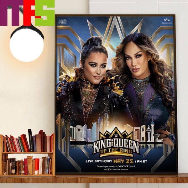 Lyra Valkyria Vs Nia Jax At WWE King And Queen Of The Ring 2024 Wall Art Decor Poster Canvas