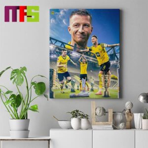 Macro Rues All Time Greatesr Borussia Dortmund Player Home Decor Poster Canvas