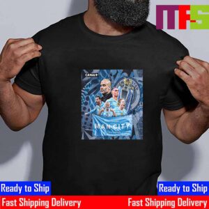 Manchester City Are The Premier League Season 2023-2024 Winners Essential T-Shirt Manchester City Are The Premier League Season 2023-2024 Winners Essential T-Shirt