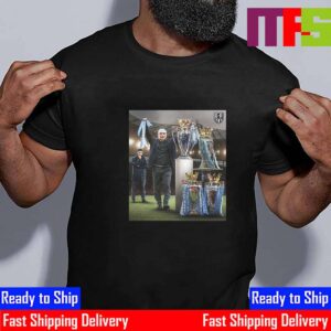 Manchester City Becomes The First Team In The History Of England To Win The League Title In 4th Consecutive Seasons Essential T-Shirt Manchester City Becomes The First Team In The History Of England To Win The League Title In 4th Consecutive Seasons Essential T-Shirt