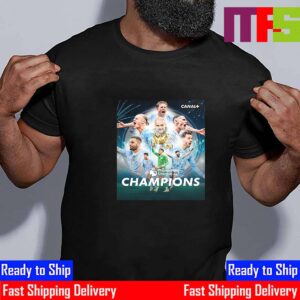Manchester City Premier League Champion 2023-2024 The Cityzens Win 4th Championship In A Row Essential T-Shirt Manchester City Premier League Champion 2023-2024 The Cityzens Win 4th Championship In A Row Essential T-Shirt
