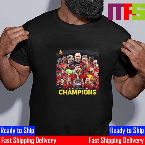 Manchester United Are The 2023-24 FA Cup Champions Essential T-Shirt