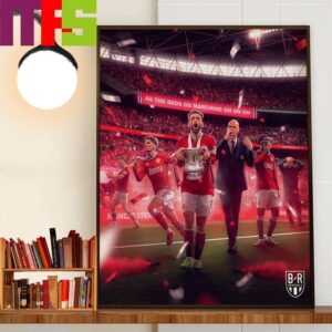 Manchester United Stun Manchester City To Win The FA Cup 2024 Wall Art Decor Poster Canvas