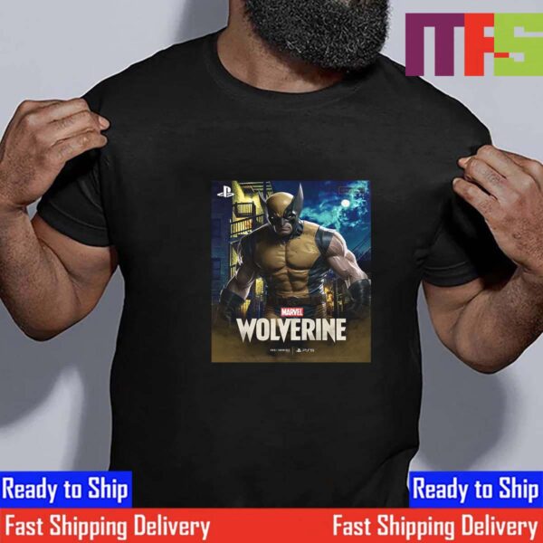 Marvel Wolverine on PS5 Official Poster Essential T-Shirt