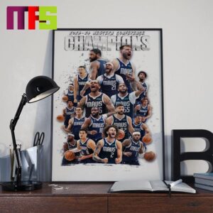 Dallas Mavericks Beat Timberwolves To 2024 Western Conference Champions Home Decor Poster Canvas