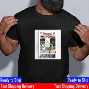 Max Allegri Leaves Juventus Spoiling The Celebration Of The Triumph In The Coppa Italia On Cover Tuttosport Essential T-Shirt