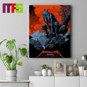 Metallica M72 World Tour M72 Munich at Olympiastadion Munich Germany may 24th And 26th 2024 Home Decor Poster Canvas