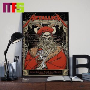 Metallica Milano At Ippodromo Snai La Maura M72 World Tour May 29th 2024 Home Decor Poster Canvas