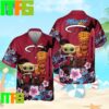 Miami Dolphins Baby Yoda Star Wars Tropical Hawaiian Shirt Gifts For Men And Women Hawaiian Shirt
