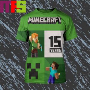 Minecraft 15 Years Aniversary Celebration All Over Print