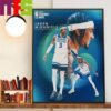 Minnesota Timberwolves Anthony Edwards 2024 All-NBA 2nd Team NBA Performance Awards Home Decorations Wall Art Poster Canvas