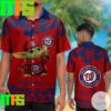 MLB Arizona Diamondbacks Red Gold Baby Yoda Trendy Aloha Hawaiian Shirt Gifts For Men And Women Hawaiian Shirt