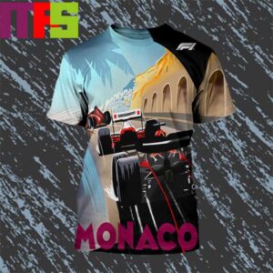 Monaco Grand Prix The 70th F1 World Championship Race 2024 All Over Print Shirt Monaco Grand Prix The 70th F1 World Championship Race 2024 All Over Print Shirt