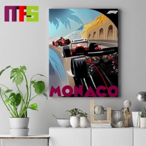 Monaco Grand Prix The 70th F1 World Championship Race 2024 Home Decor Poster Canvas
