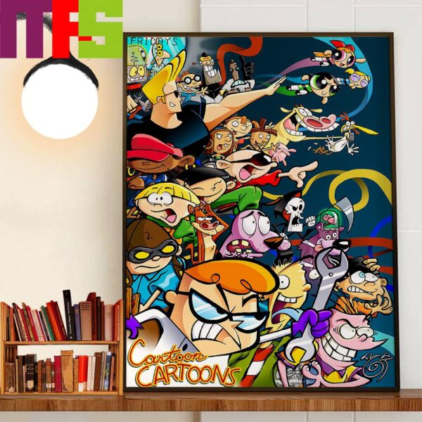More Characters The Golden Age Of Cartoon Network Home Decor Poster Canvas