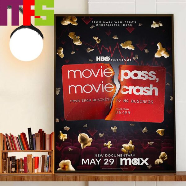 MoviePass MovieCrash From Show Business To No Business On HBO Official Poster Home Decorations Poster Canvas