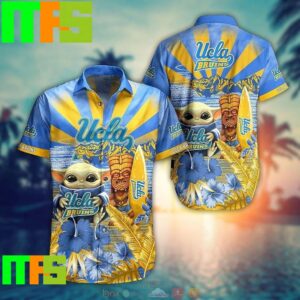 NCAA Ucla Bruins Baby Yoda Trendy Aloha Hawaiian Shirt Gifts For Men And Women Hawaiian Shirt