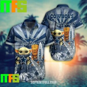 NFL Dallas Cowboys Baby Yoda Style Summer Collection Trendy Aloha Hawaiian Shirt Gifts For Men And Women Hawaiian Shirt