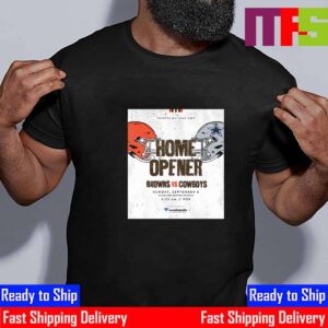 NFL Home Opener Cleveland Browns vs Dallas Cowboys at Cleveland Browns Stadium Essential T-Shirt