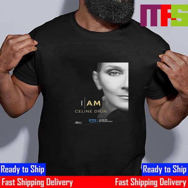 New Documentary Official Poster I Am Celine Dion June 25th 2024 Essential T-Shirt
