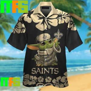 New Orleans Saints NFL Baby Yoda Trendy Aloha Hawaiian Shirt Gifts For Men And Women Hawaiian Shirt