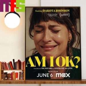 Official Poster Am I OK With Starring Dakota Johnson Home Decorations Poster Canvas