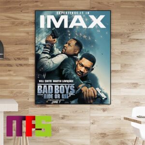 Official Poster Bad Boys Ride Or Die Will Smith And Martin Lawrence In IMAX On June 7 Home Decor Poster Canvas Official Poster Bad Boys Ride Or Die Will Smith And Martin Lawrence In IMAX On June 7 Home Decor Poster Canvas
