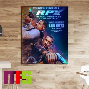 Official Poster Bad Boys Ride Or Die Will Smith And Martin Lawrence In RPX On June 7 Home Decor Poster Canvas Official Poster Bad Boys Ride Or Die Will Smith And Martin Lawrence In RPX On June 7 Home Decor Poster Canvas