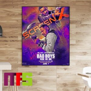 Official Poster Bad Boys Ride Or Die Will Smith And Martin Lawrence In Screen X On June 7 Home Decor Poster Canvas Official Poster Bad Boys Ride Or Die Will Smith And Martin Lawrence In Screen X On June 7 Home Decor Poster Canvas