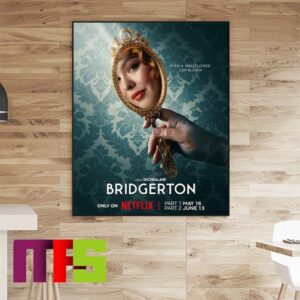 Official Poster Bridgerton Season 3 Netflix Home Decor Poster Canvas