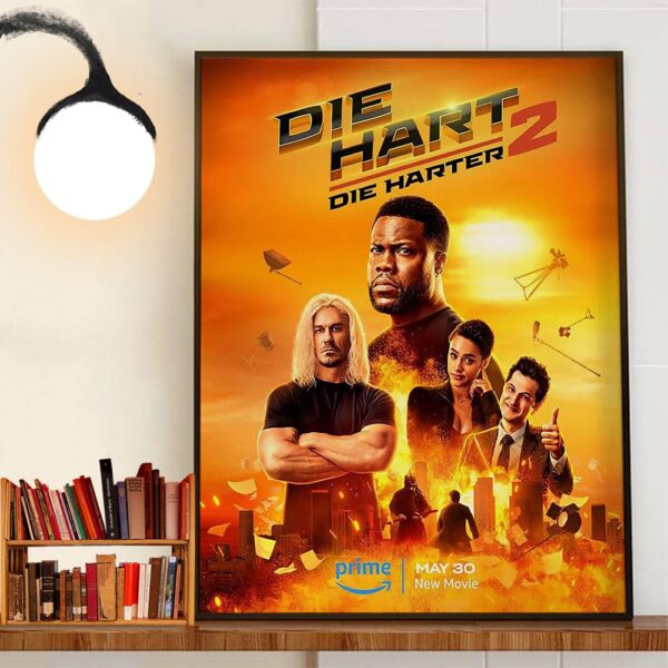 Official Poster Die Hart Die Harter 2 of Kevin Hart Home Decoration Poster Canvas