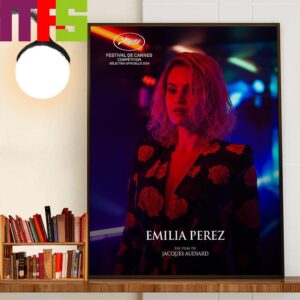 Official Poster Emilia Perez of Jacques Audiard With Starring Selena Gomez Karla Sofia Gascon And Zoe Saldana Home Decorations Wall Art Poster Canvas