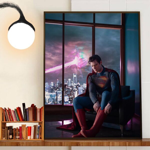 Official Poster For David Corenswet As Superman Wall Decor Poster Canvas