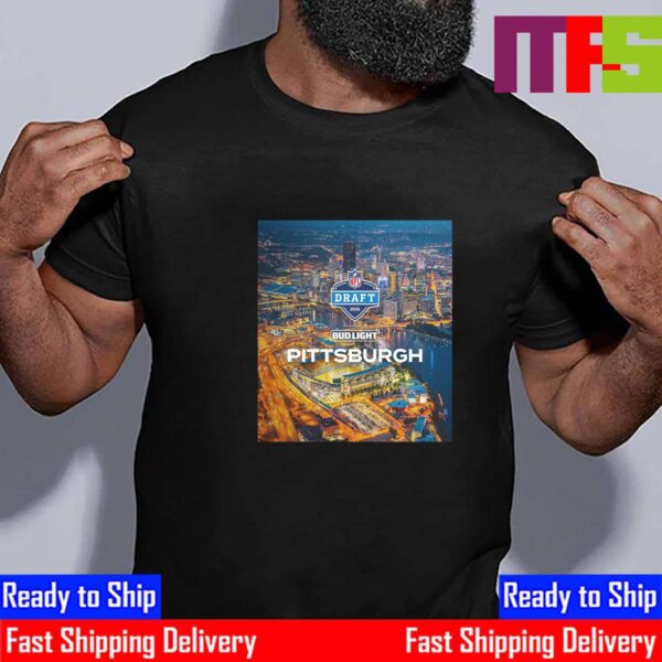 Official Poster For The 2026 NFL Draft Is Headed To Pittsburgh Essential T-Shirt
