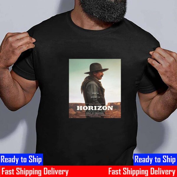 Official Poster Horizon An American Saga Of Kevin Costner Essential T-Shirt