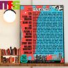 Official Poster Lollapalooza Berlin at Olympiastadion And Olympiapark Berlin September 7th-8th 2024 Home Decor Poster Canvas